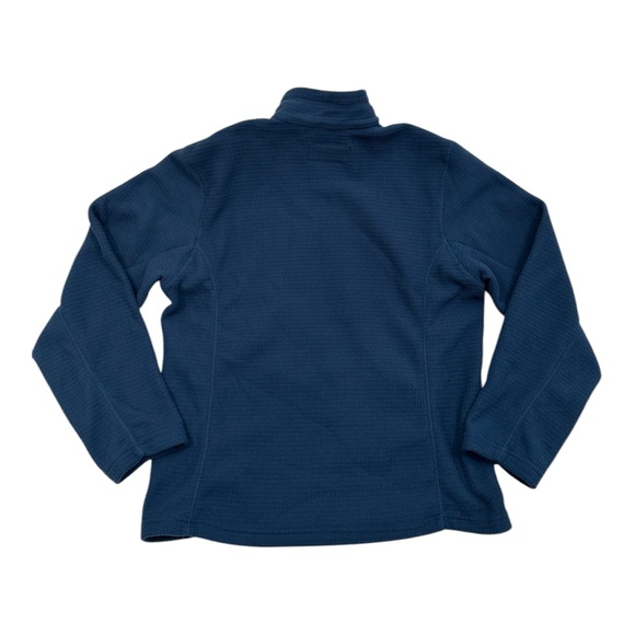 Mack Russo Navy Blue 1/4 Zip Fleece Mens Sweater Medium - Picture 4 of 5